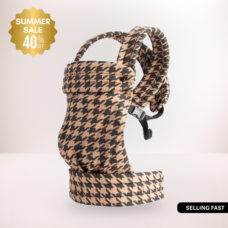KINHOA BabyCarrier™  - Brown Houndstooth