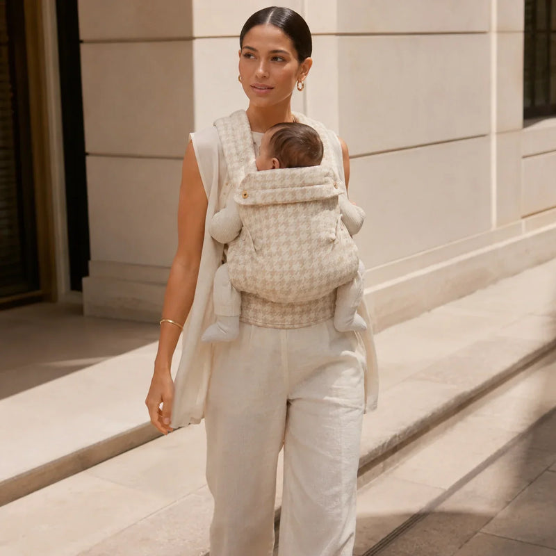 KINHOA BabyCarrier™  - Beige Houndstooth