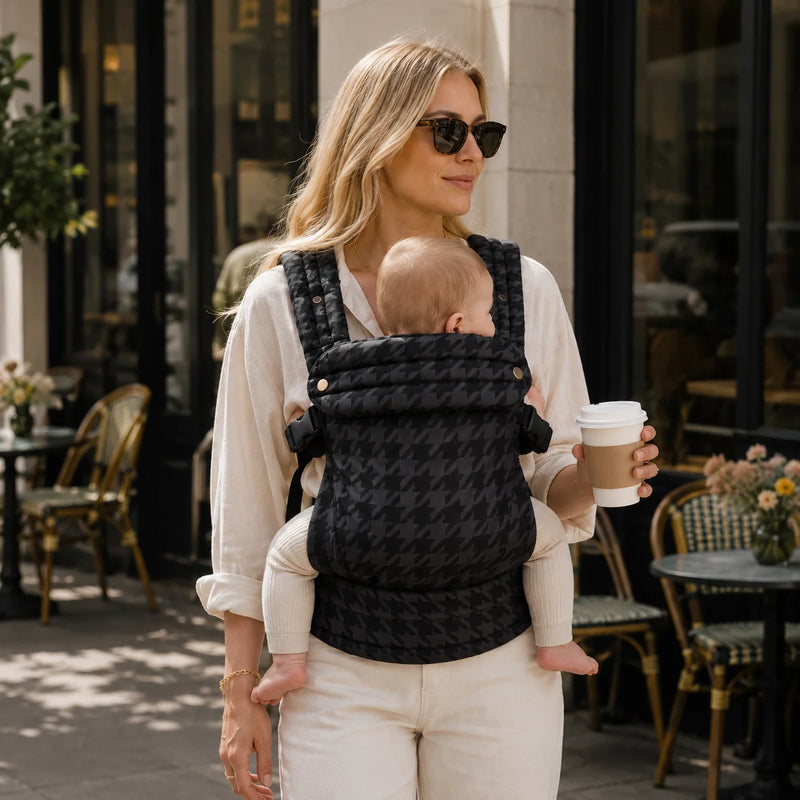 KINHOA BabyCarrier™  - Black Houndstooth